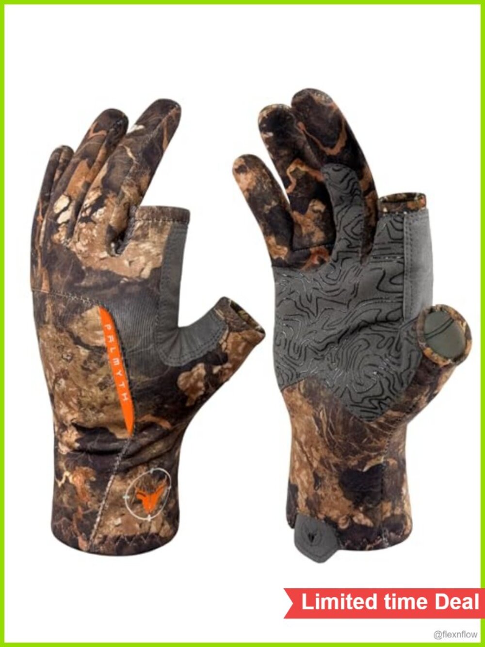 Men's Cold Weather Hunting Gloves 4-Way Stretch Synthetic Leather